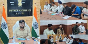 DC reviews implementation of Mission YUVA in Rajouri district