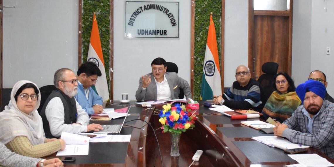 DC reviews progress under TB Mukt Bharat Abhiyan in Udhampur
