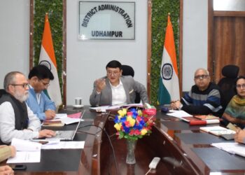 DC reviews progress under TB Mukt Bharat Abhiyan in Udhampur