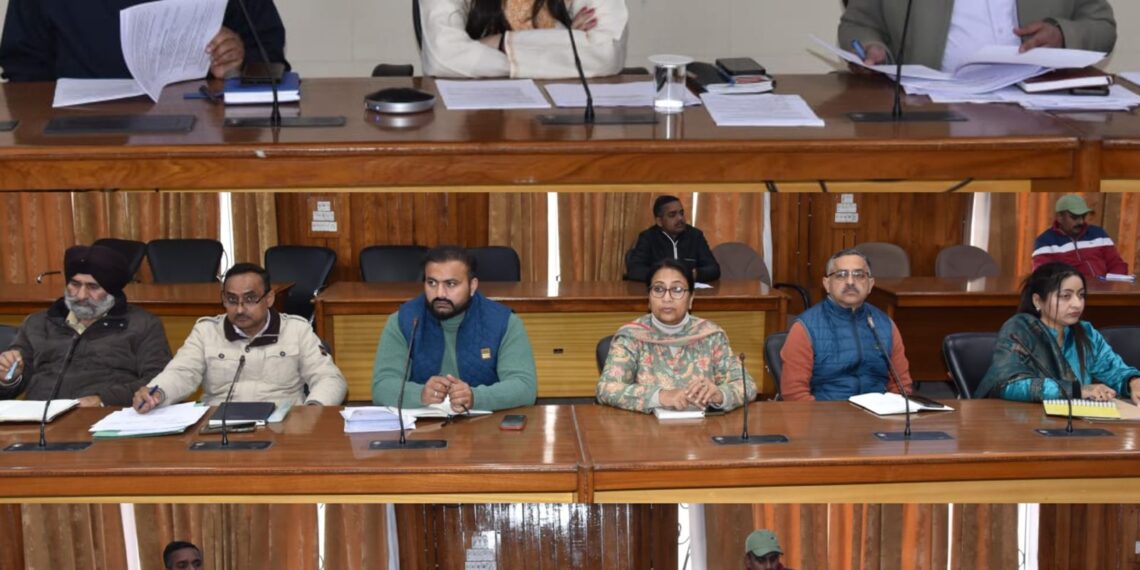 DC reviews status of conservation works, on ground impact of interventions in Udhampur District