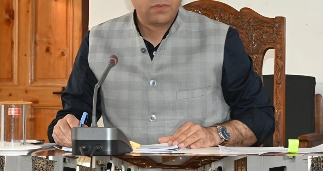 DDC Anantnag reviews SANJY-2026 Capex / Revex works