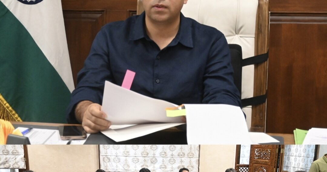 DDC Anantnag reviews macadamisation works, stresses timely completion of 73 Km target