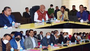 Jammu DDC Chairman reviews progress of works under B2V3, Distric Capex, DDC, BDC, PRI components