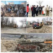 DDC Chairperson Ganderbal,inspects progress on various developmental Projects