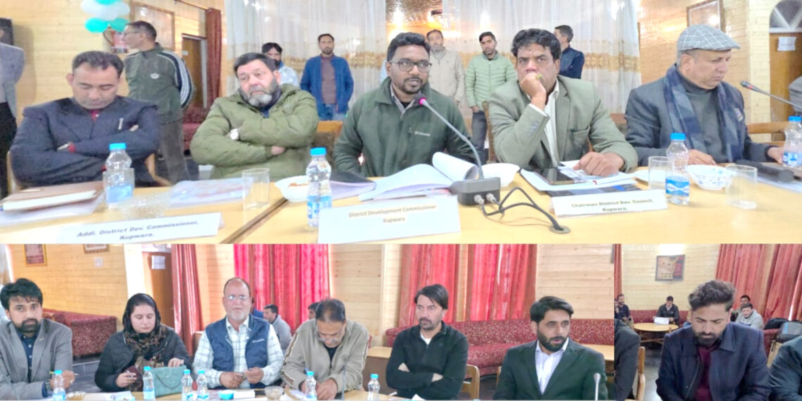 DDC Chairperson Kupwara reviews progress of works under Distt Capex Budget 2025-26