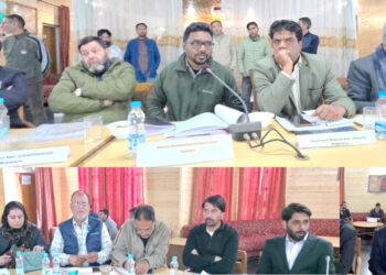 DDC Chairperson Kupwara reviews progress of works under Distt Capex Budget 2025-26