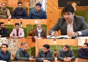 DDC Shopian chairs meeting of DLC on JJM
