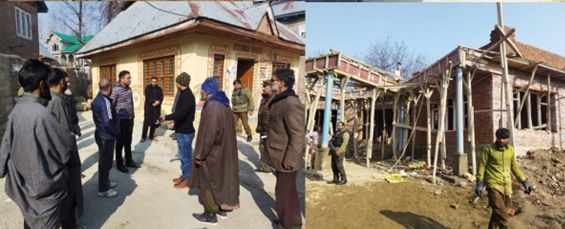 DDC Shopian tours various villages of distt, Inspects ongoing developmental works of RDD sector