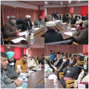 DDC Chairman Pulwama reviews developmental scenario