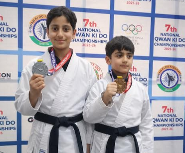 After UT Gold, Srinagar Brothers Excel at National Platform in Qwan Ki Do