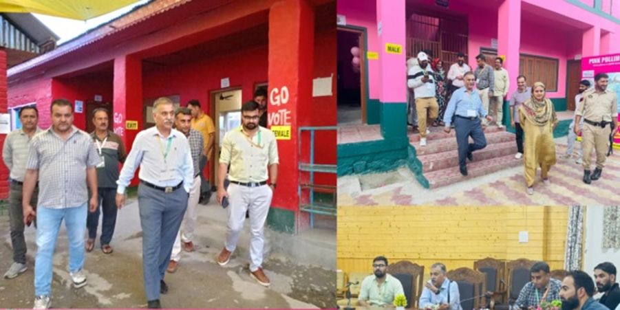 DEO B’pora visits Special Polling Stations