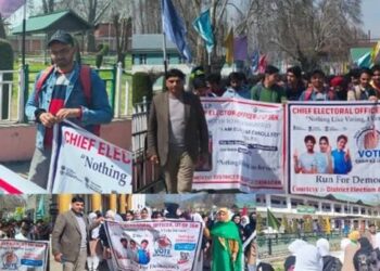 DEO Srinagar emphasizes young voters to play their role as ambassadors of democracy