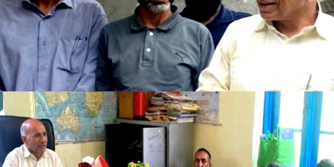 DG Libraries & Research visits border villages of Trikanjan, Chotali