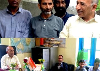 DG Libraries & Research visits border villages of Trikanjan, Chotali