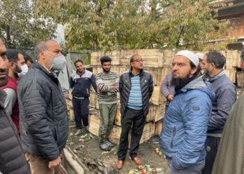 DG Horticulture Kashmir visits Ganapora, Shopian