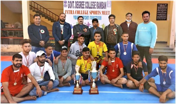 DGC-11 Clinches First Intra College Men Kabaddi Rolling Trophy hosted by GDC Ramban