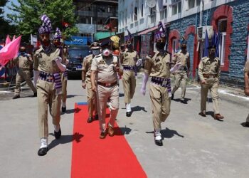 DGP visits PHQ, APHQ on opening day of move offices, chairs meetings, compliments police ranks for good work on different fronts