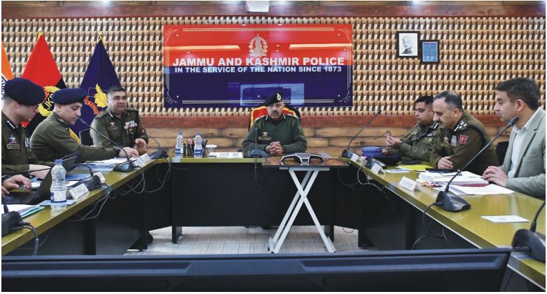 DGP Nalin Prabhat reviews security, operational preparedness at PCR Kashmir