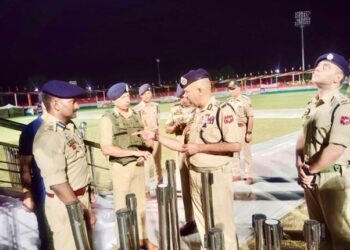 Ahead of I-Day, DGP Prabhat reviews security preparedness across Srinagar, north Kashmir