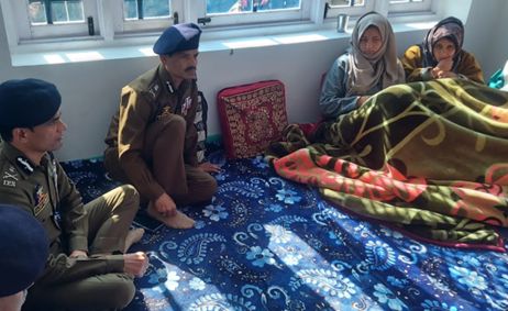 DGP Swain Visits Family Of Slain Cop In Bla, Visits Police Station Pattan