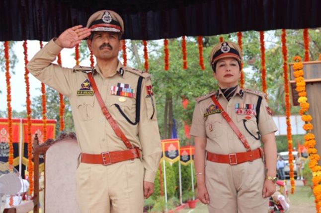 DGP Swain welcomes pass out of 30th BRTC at SPS PTS Kathua