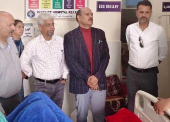 DHSJ inspects Dialysis Centre at District Hospital Reasi