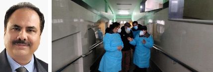 DHSK visits Covid-19 dedicated maternity hospital Chanpora, takes stock of facilities