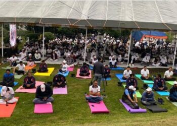 DHSK celebrates 8th Int’l Yoga Day