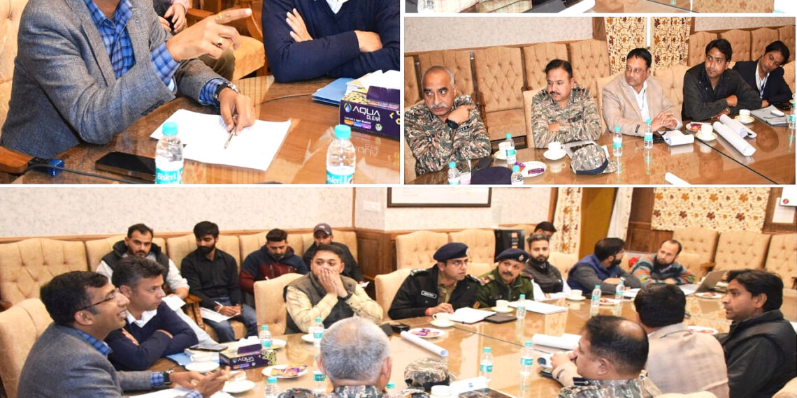 Div Com-(K) chairs meeting on Expansion of Civil Enclave at Srinagar Airport