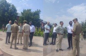 DIG Reviews Security Arrangements at Balidan Stambh Ahead of Independence Day