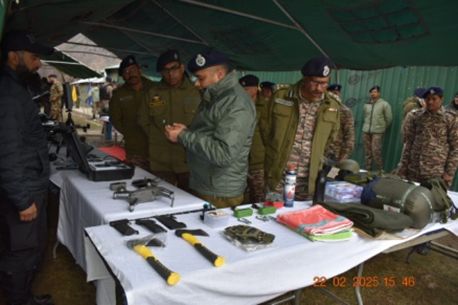 DIG CKR , DIG CRPF Ops reviews joint operational exercises in G’bal