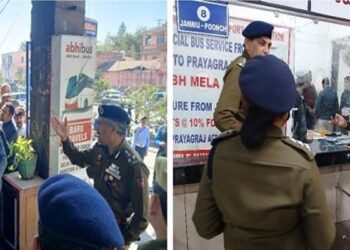 DIG Traffic interacts with Tour Operators at Bus Stand Jammu
