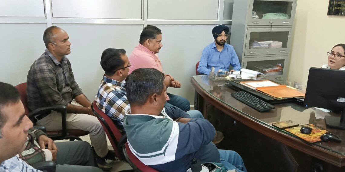 DIO Samba interacts with local Media Persons
