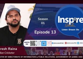 DIPR releases 13th Episode of “Inspire Gen Z” with former Indian, international cricketer Suresh Raina