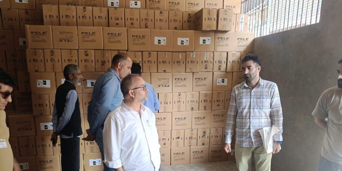 Director Agriculture Kashmir conducts inspection of Pesticide Dealers in Shopian; seizes substandard Pesticides