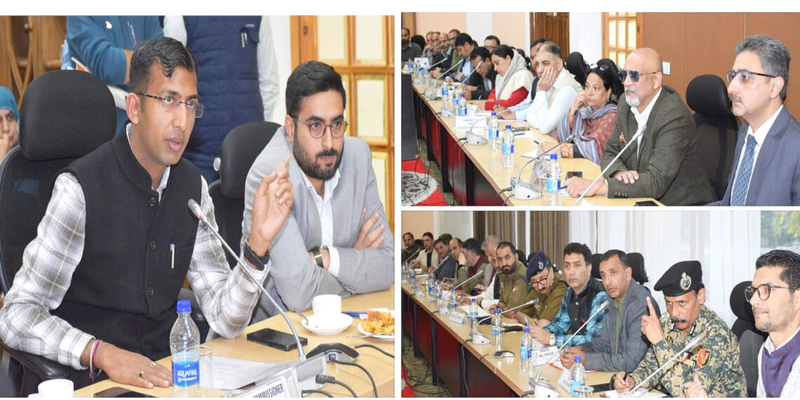 Ensure befitting, meticulous execution of arrangements for “Run for Unity”, Celebration of UT Diwas: Div Com-K to officers