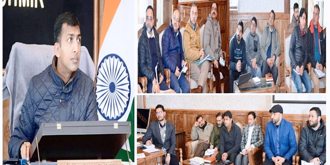 Div Com (k) reviews Status of UEED Development Projects in Srinagar