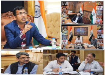 Div Com Kashmir reviews various Rev Matters, Development Initiatives