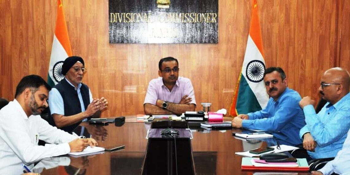 Div Com Jammu reviews implementation of PM Surya GharMuft Bijli Yojna