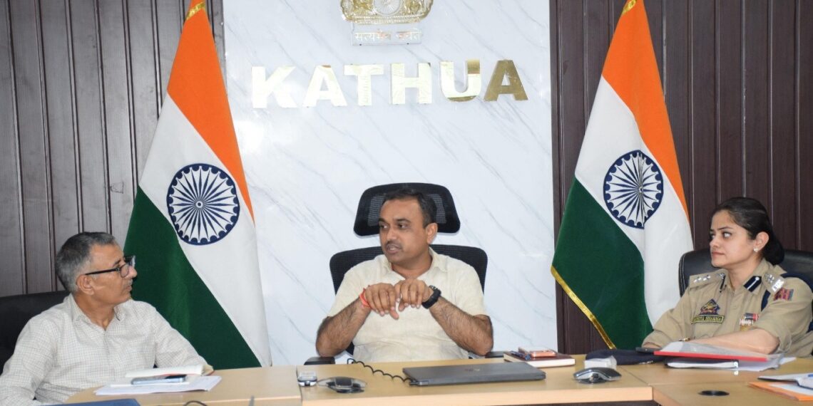 Div Com Jammu visits Kathua, Reviews progress of key projects, NMJKA, Amarnath Yatra arrangements
