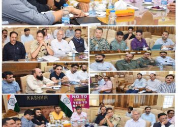 Div Com Kashmir chairs High-Level Meeting to review alignment of Flyovers, Srinagar Ring Road