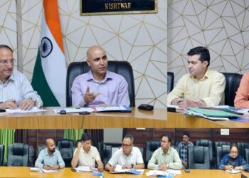 DLIC meeting under Mission YUVA held at Kishtwar