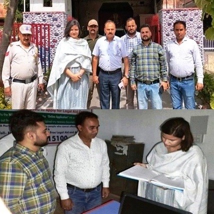 Secretary DLSA Jammu conducts monthly inspection at Prison Legal Aid Clinic -Central Jail Kotbhalwal