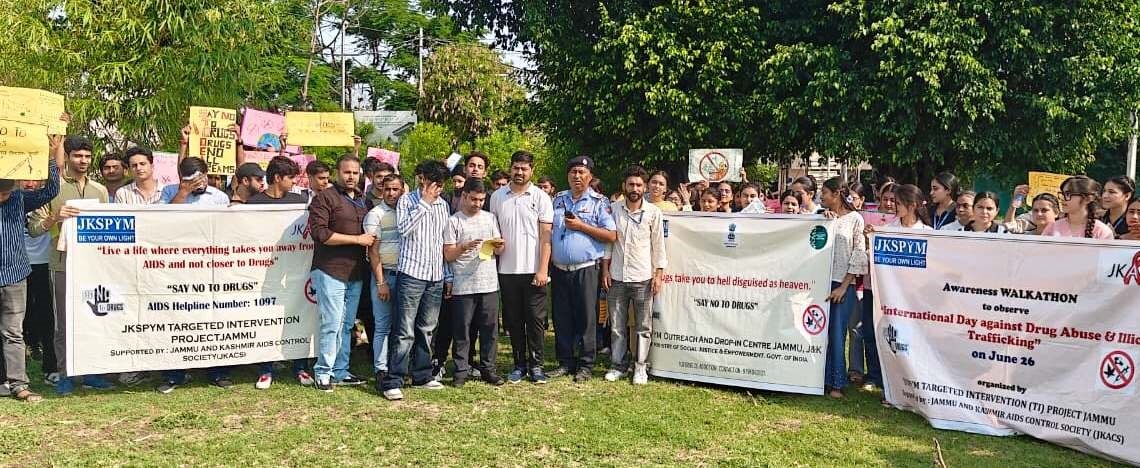DLSA Jammu holds anti-drug walkathon on Int’l Day against Drug Abuse