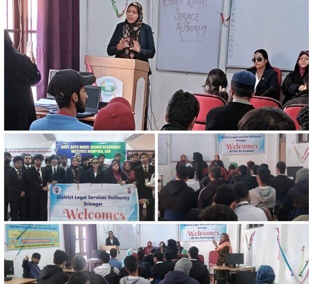 DLSA Srinagar on POCSO Act at GBHSS Nowpora