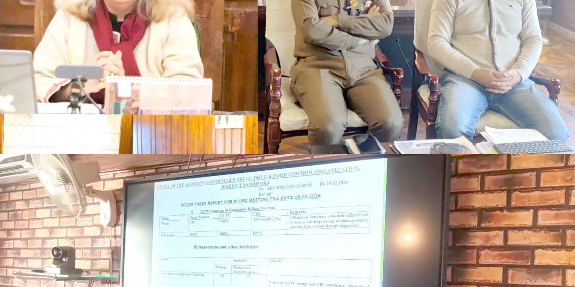 DM B’pora reviews Anti-Drug Measures at NCORD Meet, Directs vigilant surveillance, coordinated action