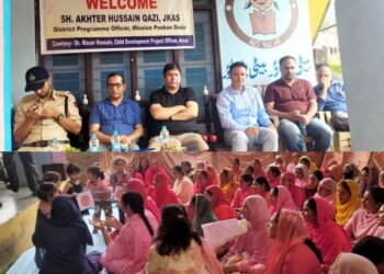 DPO reviews PMMVY special registration drive at Poshan Project Assar