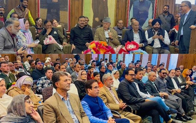 Dr. Farooq felicitates NC’s newly elected RS Members, Asks them to Champion J&K’s interests