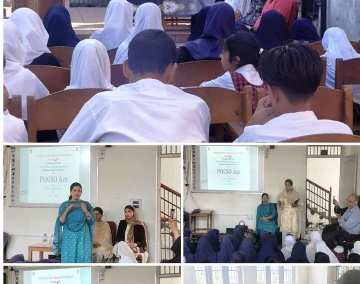 DLSA Srinagar holds awareness Prog on POCSO Act, drug abuse