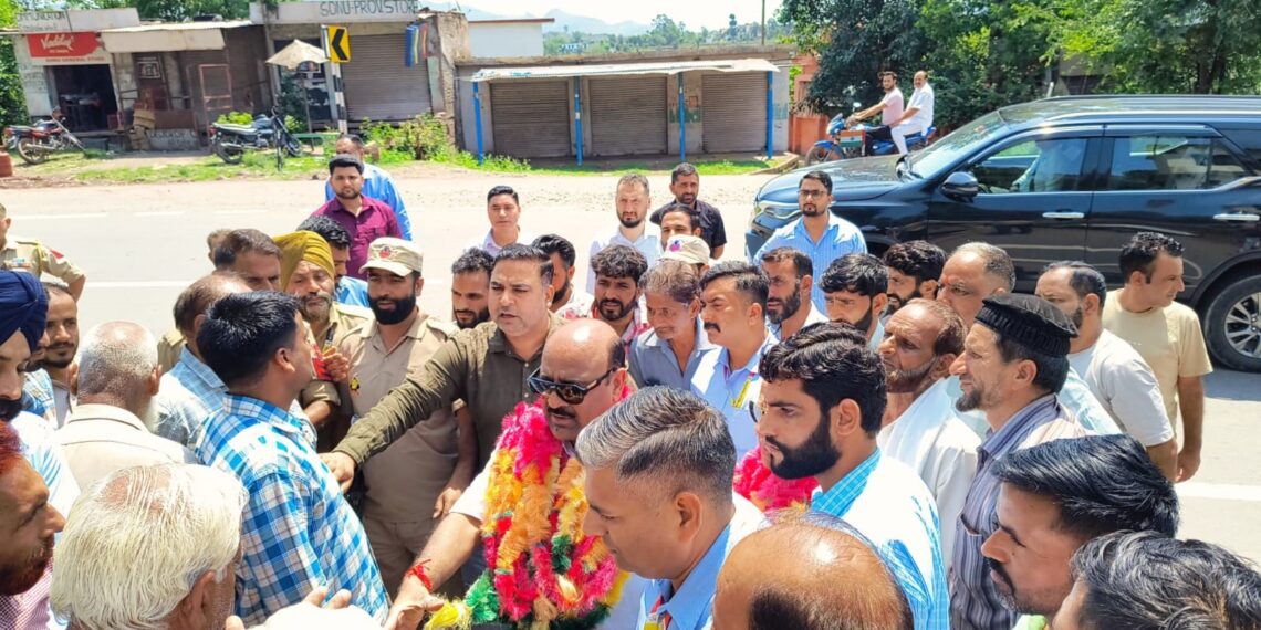 Dy CM holds public outreach camp at Rajouri